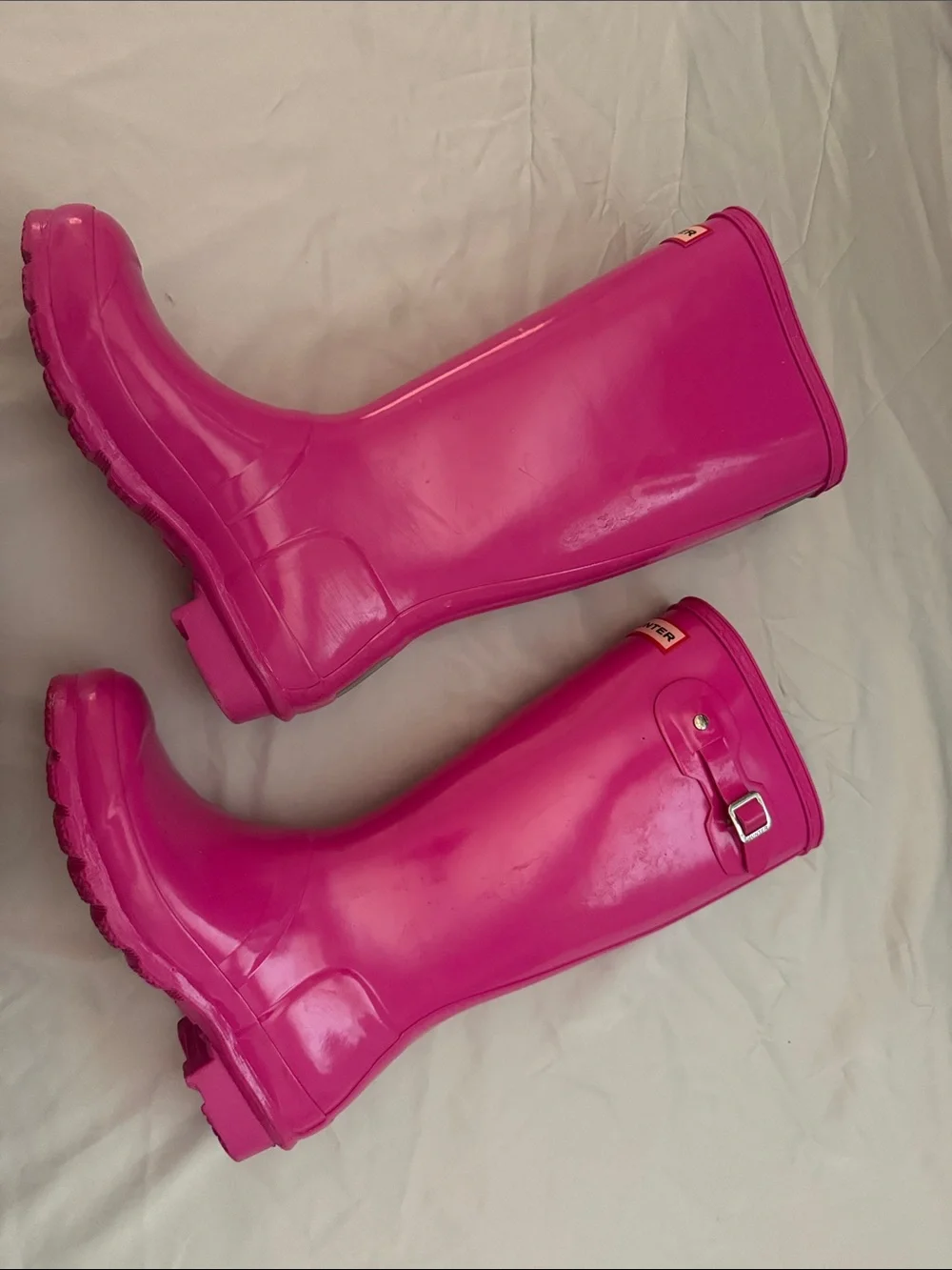 Hunter Hot Pink Women's Tall Rain Boots